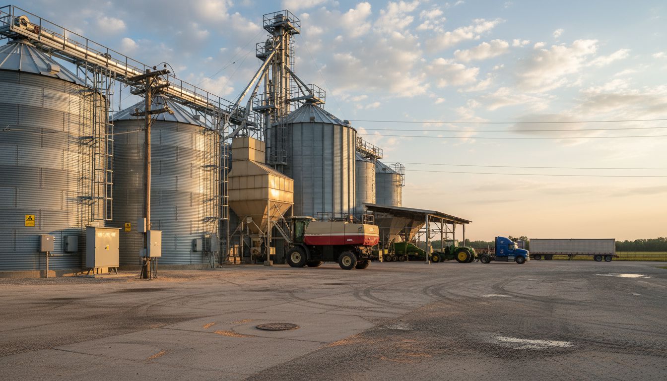 Silos, armazenamento de grãos e sementes